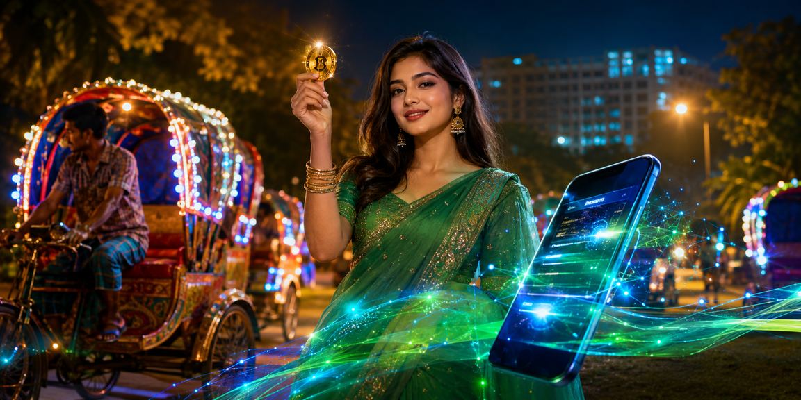 ঢাকার মোবাইল গেমিং ব্যবহারকারী সুন্দর পরিধানে